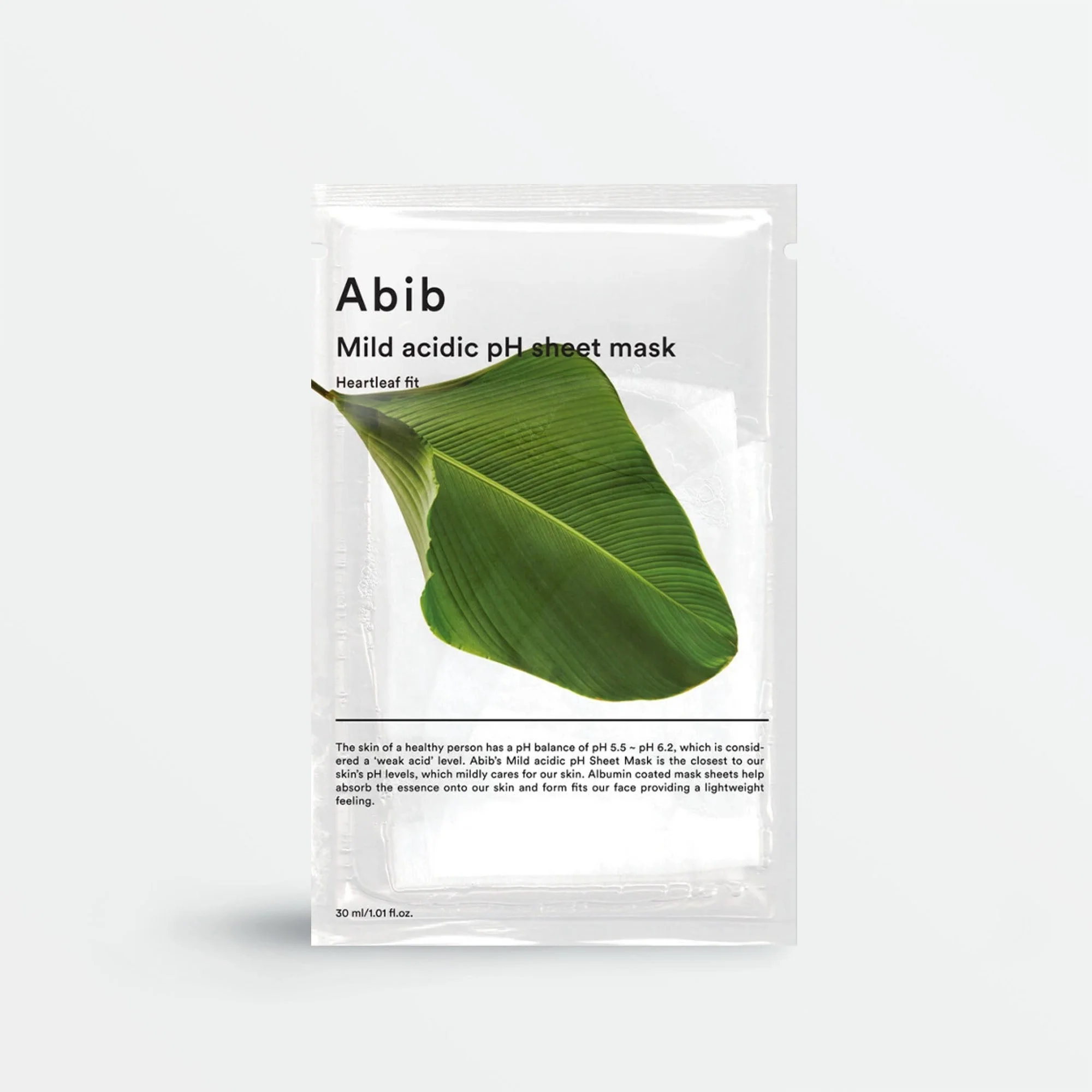 [Special Sale] Mild Acidic pH Sheet Heartleaf Fit (1pcs)