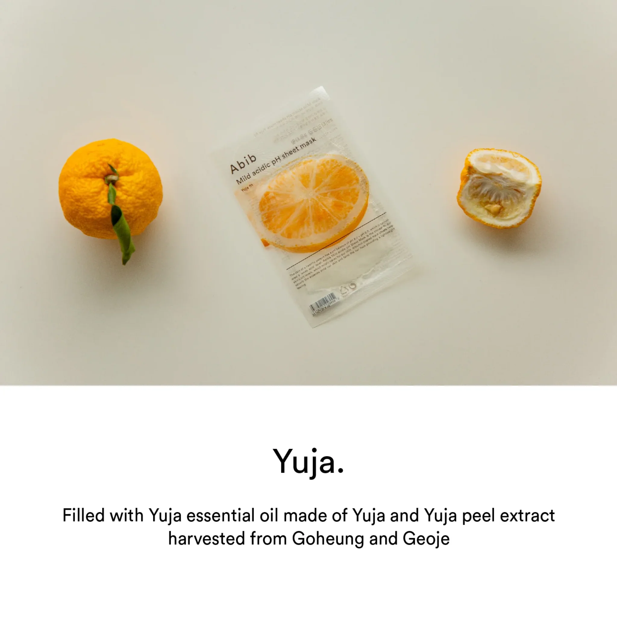 [Special Sale] Mild Acidic pH Sheet Mask Yuja Fit (1pcs) - Image 3