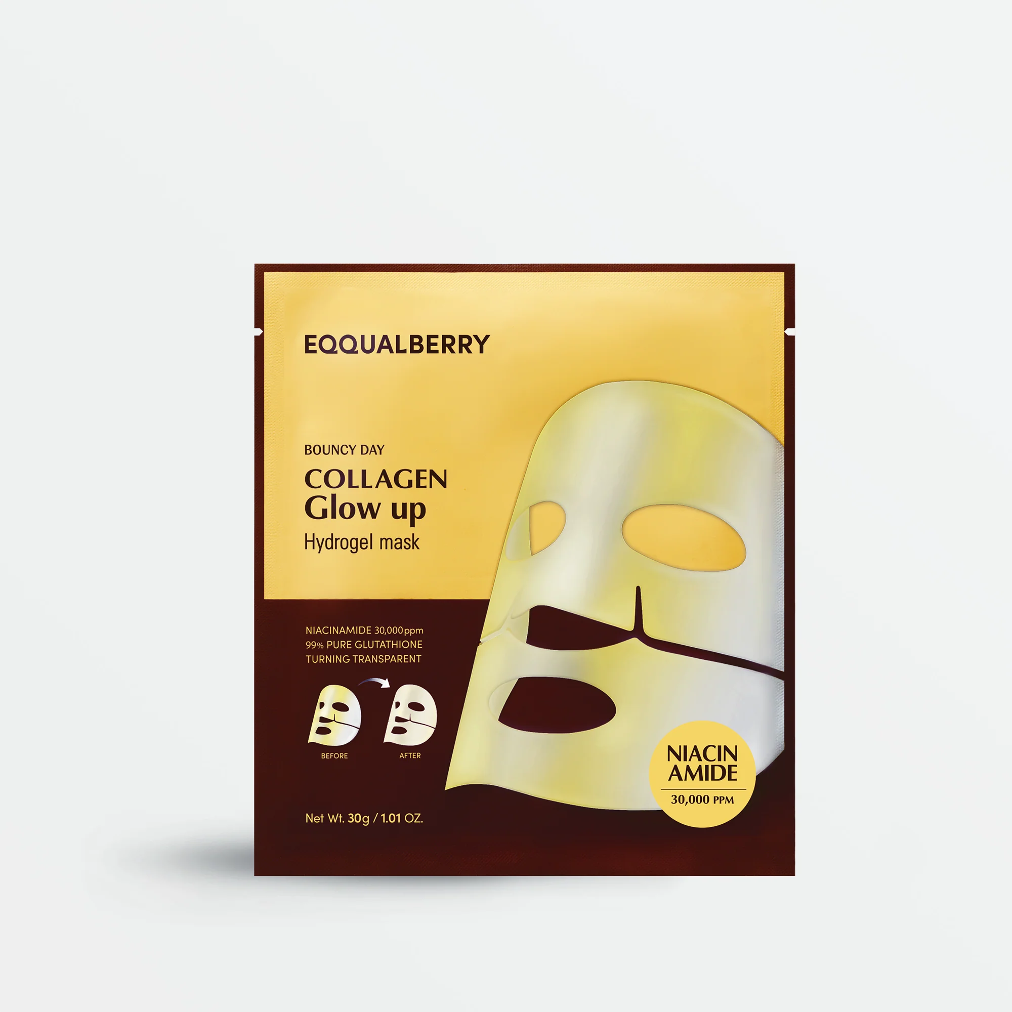Collagen Glow Up Hydrogel Mask (1pcs or Entire Pack)