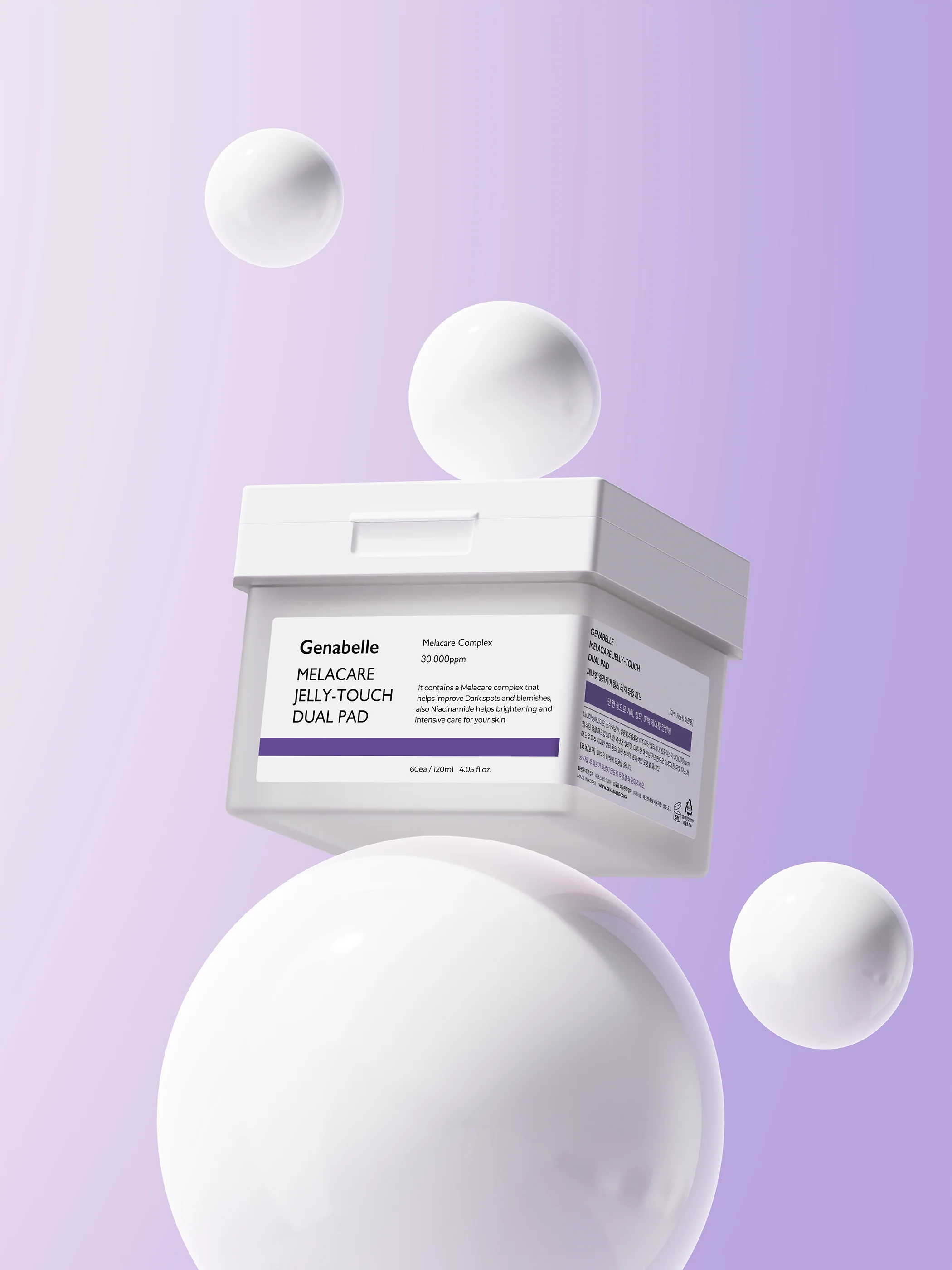 Melacare Jelly Touch Dual Pad (60ea) - Image 2
