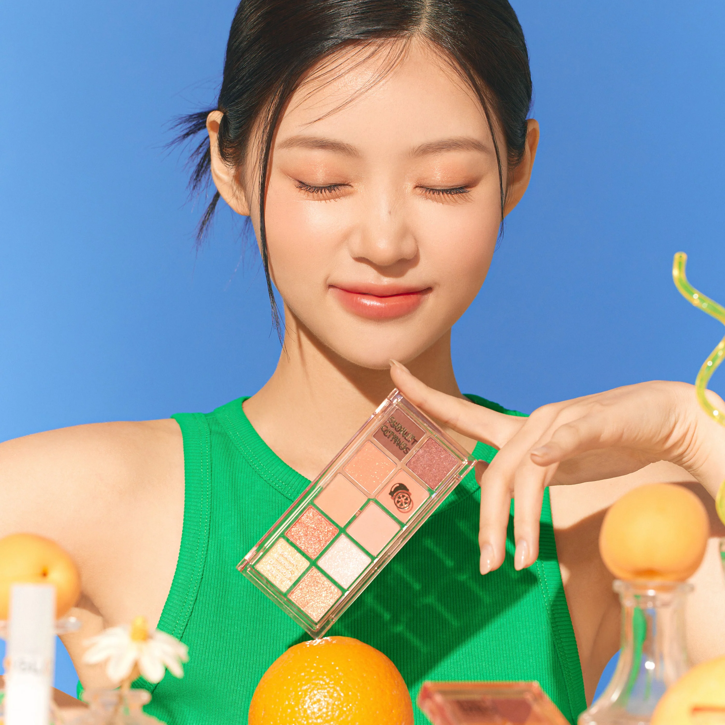 [Special Sale] Seasonal Blending Eyeshadow Palette 04 Sunlit Citrus (6.4g) - Image 3