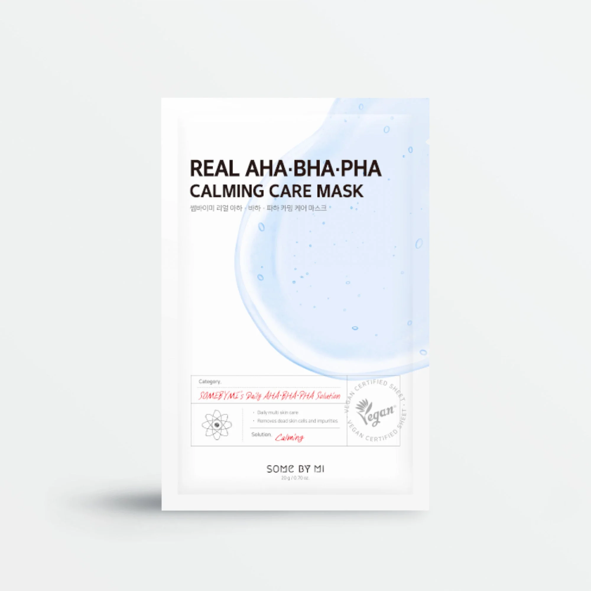 Real AHA BHA PHA Calming Care Mask (1pcs)